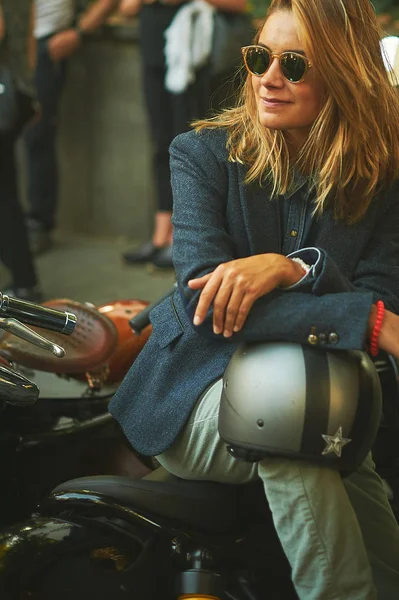 Tbilisi / Georgia September 29, 2019 - The Distinguished Gentlemans Ride unites classic and vintage style motorcycle riders to raise funds and awareness for prostate cancer research and mens mental health. 