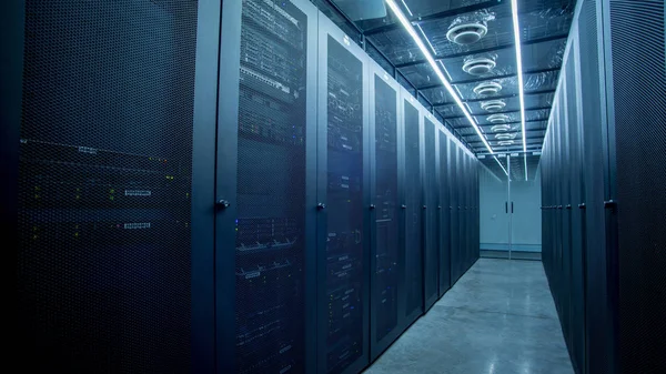 Server Room Full Racks Servers — Stok fotoğraf