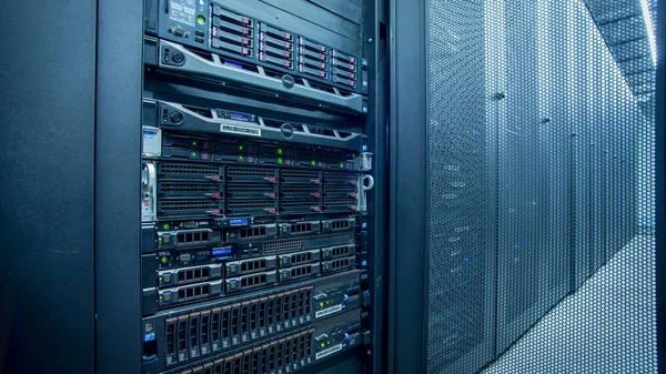 Server Room Full Racks Servers — Stockfoto