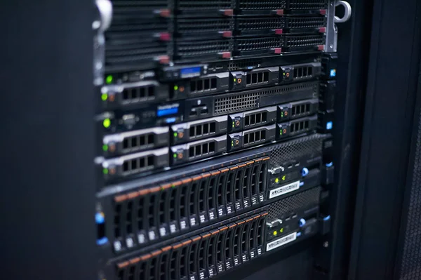 Server Room Full Racks Servers — Stock Fotó