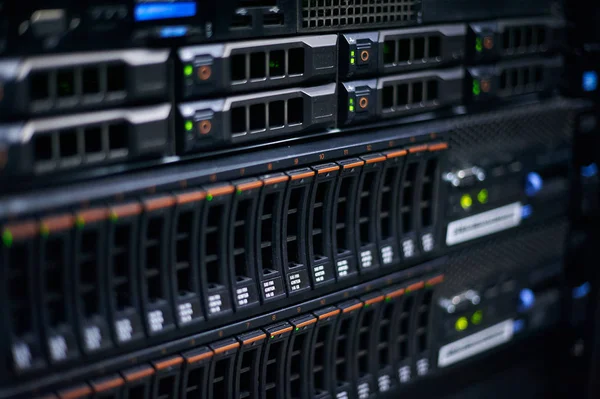 Server Room Full Racks Servers Telifsiz Stok Imajlar
