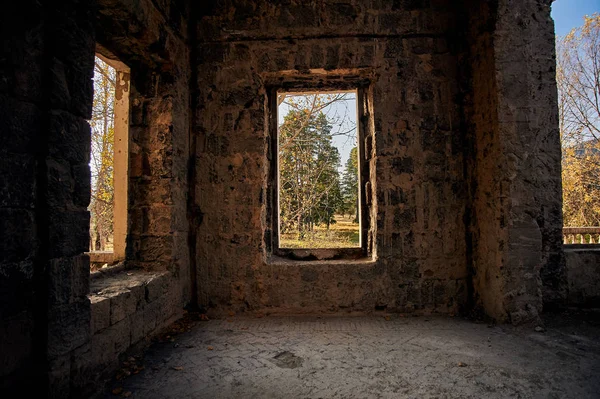 Tbilisi Georgia October 2019 Old Abandoned Resort Hotel Borjomi Georgia — Stok fotoğraf