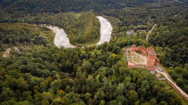 Sigulda Medieval Castle view from above