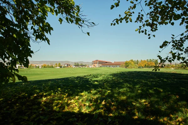Kachreti, Georgia - November 9, 2019: Golf park