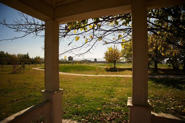 Kachreti, Georgia - November 9, 2019: Golf park