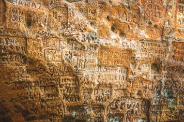 Sigulda, Latvia September 13, 2018: Gutman's Cave