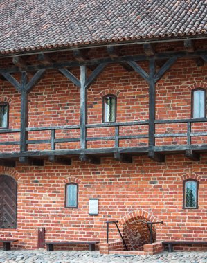 Sigulda, Latvia September 13, 2018: Sigulda Medieval Castle Balcony