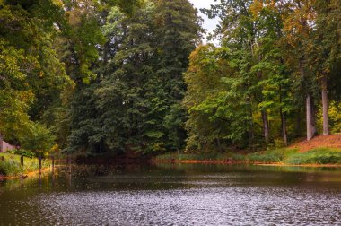 Sigulda, Latvia September 13, 2018: River Gauja and forest surrounding Sigulda Medieval Castle