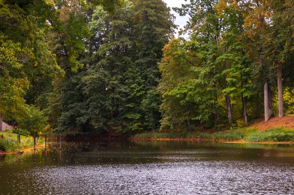 Sigulda, Latvia September 13, 2018: River Gauja and forest surrounding Sigulda Medieval Castle