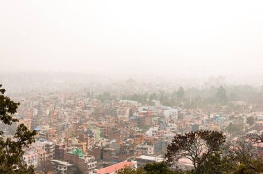 Areal view of Kathmandu, Nepal