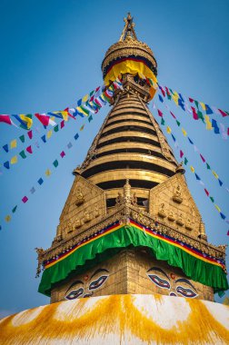 The Stupa Bodnath and the eyes of Buddha