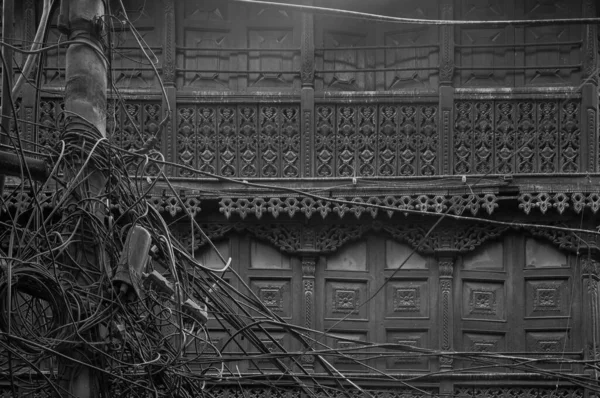 Amazing example of the woodworking craft in Kathmandu
