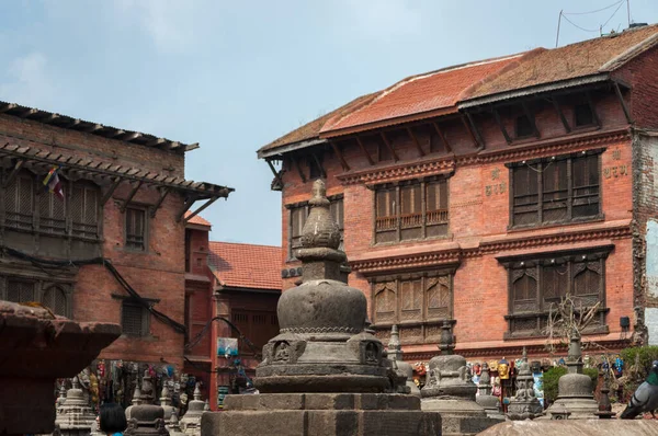 Amazing example of the woodworking and stone carving craftsmanship at Kathmandu temple