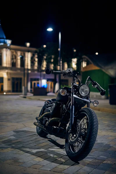 Тбилиси Грузия Июля 2019 Года Заказ Построен Мотоцикл Yamaha Dragstar — стоковое фото
