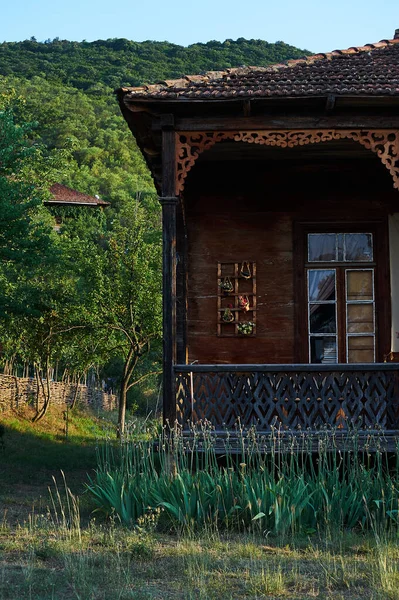 Tbilisi Georgia July 2019 Traditional Georgian House Local Ethnographic Museum — Stok fotoğraf