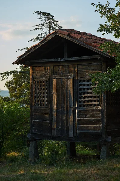 Τιφλίδα Γεωργία Ιουλίου 2019 Παραδοσιακό Γεωργιανό Σπίτι Από Τοπικό Εθνογραφικό — Φωτογραφία Αρχείου