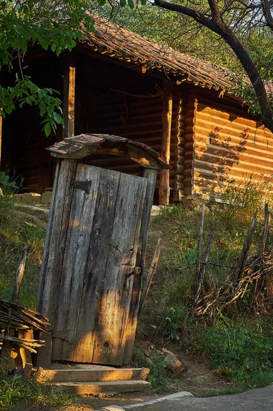 Тбілісі Грузія Липня 2019 Традиційний Грузинський Будинок Місцевого Етнографічного Музею — стокове фото