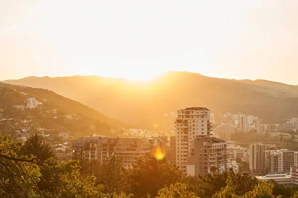 Sunset Tbilisi Georgia — Foto de Stock