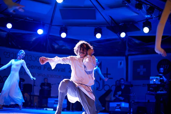 Тбілісі Грузія Липня 2019 Танцівники Грузинської Національної Балетної Компанії Sukhishvili — стокове фото