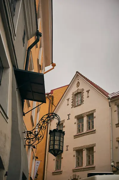 Tallinn Estonia December 2019 Winter Season Medieval Streets Old Town — Stock Fotó