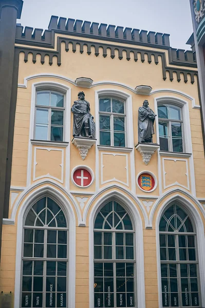 Tallinn Estonia December 2019 Winter Season Medieval Streets Old Town — Stockfoto