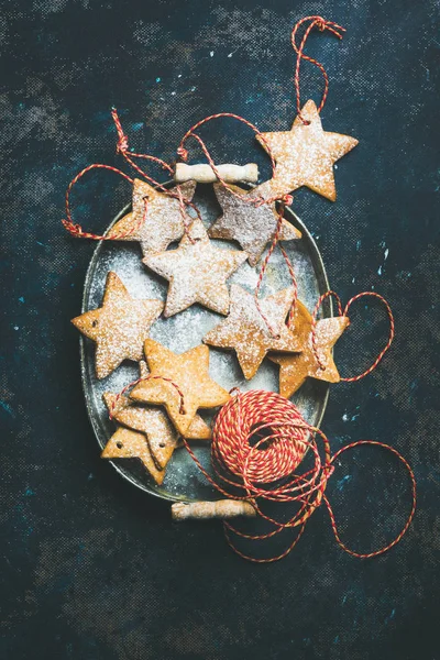 クリスマスお祝いクッキー — ストック写真