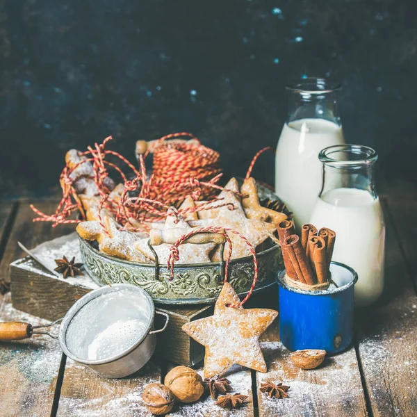 Galletas festivas de Navidad — Foto de Stock