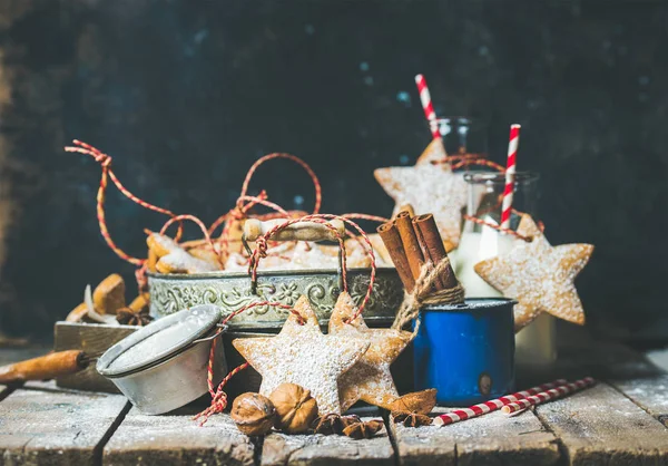 Biscotti festivi di Natale — Foto Stock