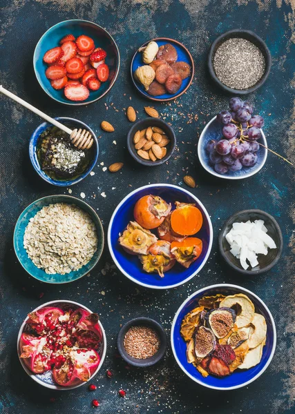Ingrediënten voor gezond ontbijt — Stockfoto