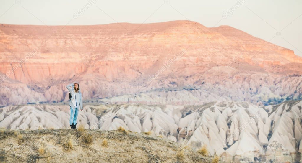 Young woman traveler