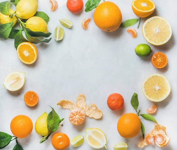Verscheidenheid van citrusvruchten — Stockfoto