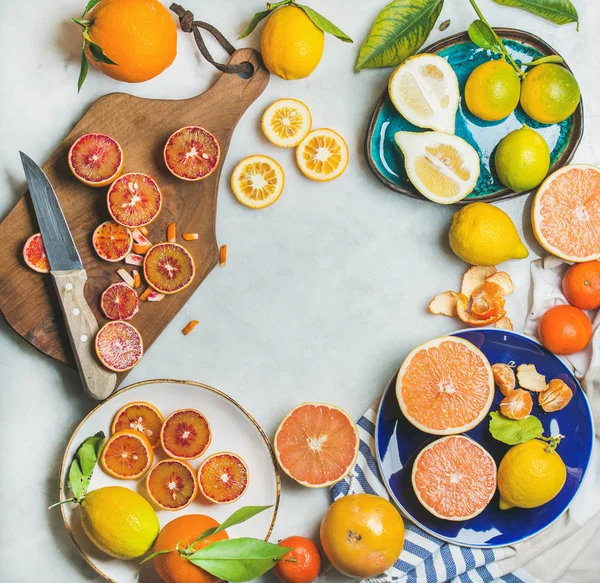 天然新鲜柑橘类水果 — 图库照片