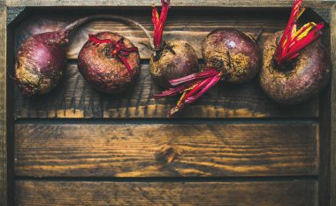 Ham organik mor beetroots