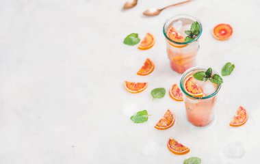 Kan portakalı limonata gözlük