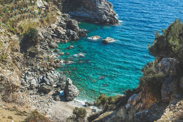 Laguna sul Mar Mediterraneo — Foto Stock