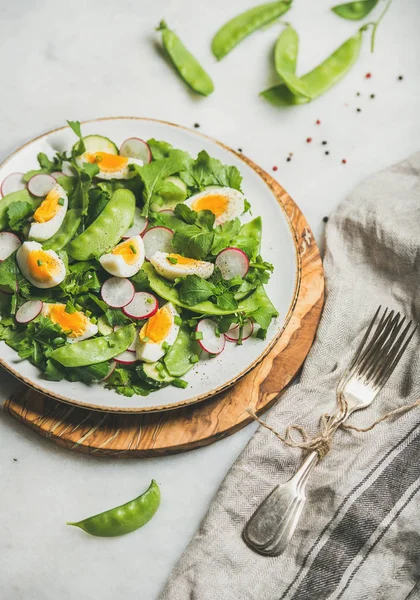 Insalata sana sul piatto — Foto Stock