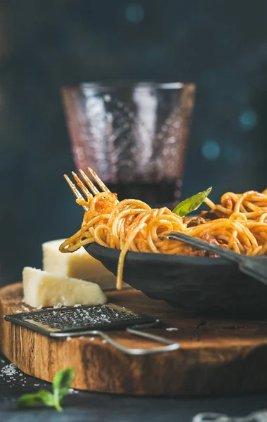 Cena de pasta italiana — Foto de Stock