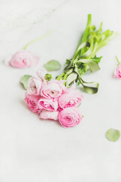 Light pink ranunkulus flowers — Stock Photo, Image