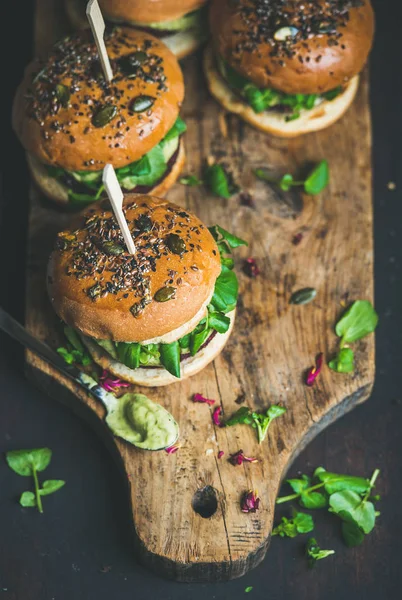 Hamburger vegani sani — Foto Stock