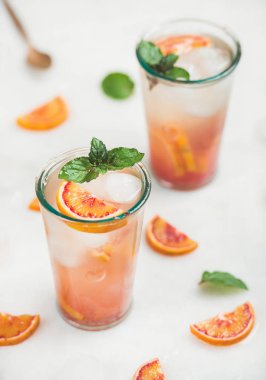 Kan portakalı limonata