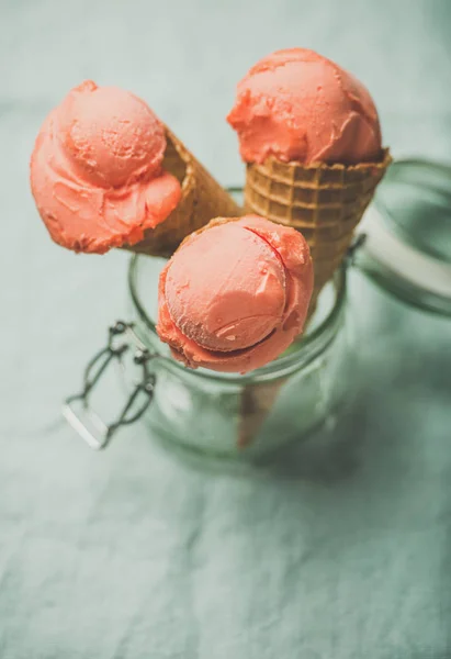 Vérnarancs fagylalt — Stock Fotó