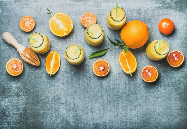 Smoothie med citrusfrukter — Stockfoto