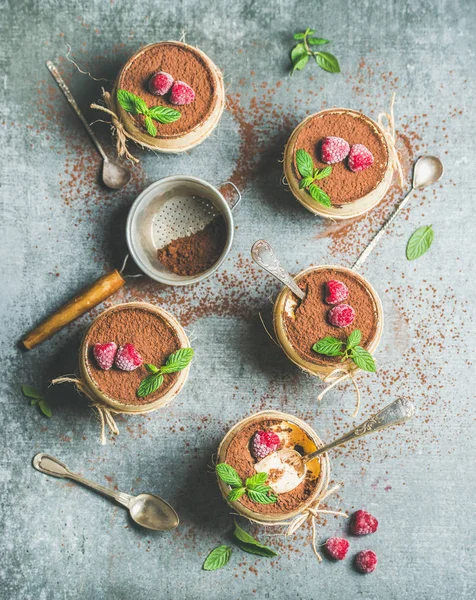 Italian dessert Tiramisu — Stock Photo, Image