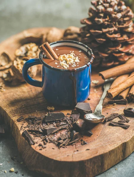 Домашний горячий шоколад — стоковое фото