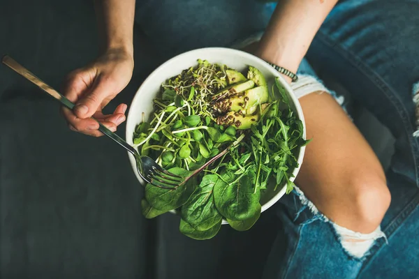 Zelená veganské snídaně mea — Stock fotografie