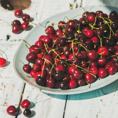 taze Olgun tatlı kiraz