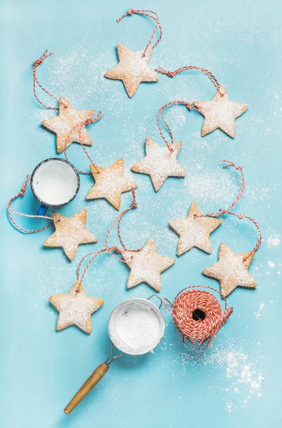 Biscoitos de gengibre de Natal — Fotografia de Stock