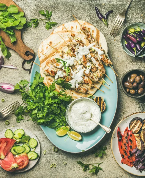 Fiesta barbacoa verano cena set — Foto de Stock