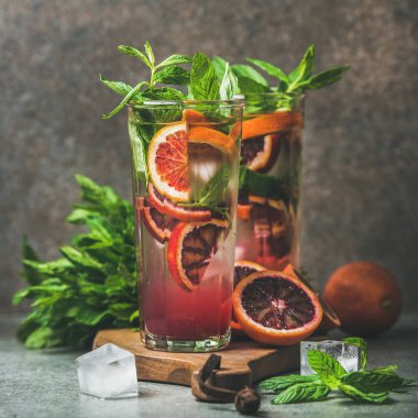 Kan portakalı narenciye limonata