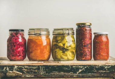 Kavanoz turşu sebze sonbahar 